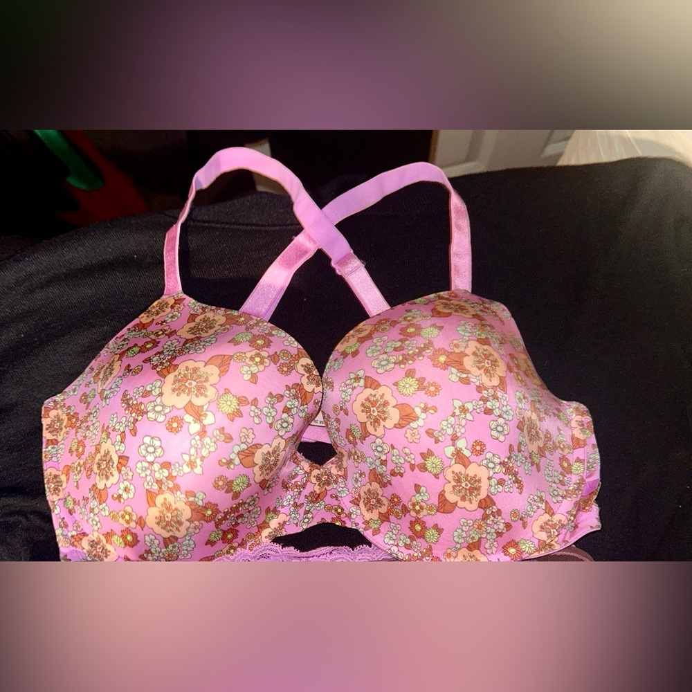 Victoria's Secret Pink Floral Bra